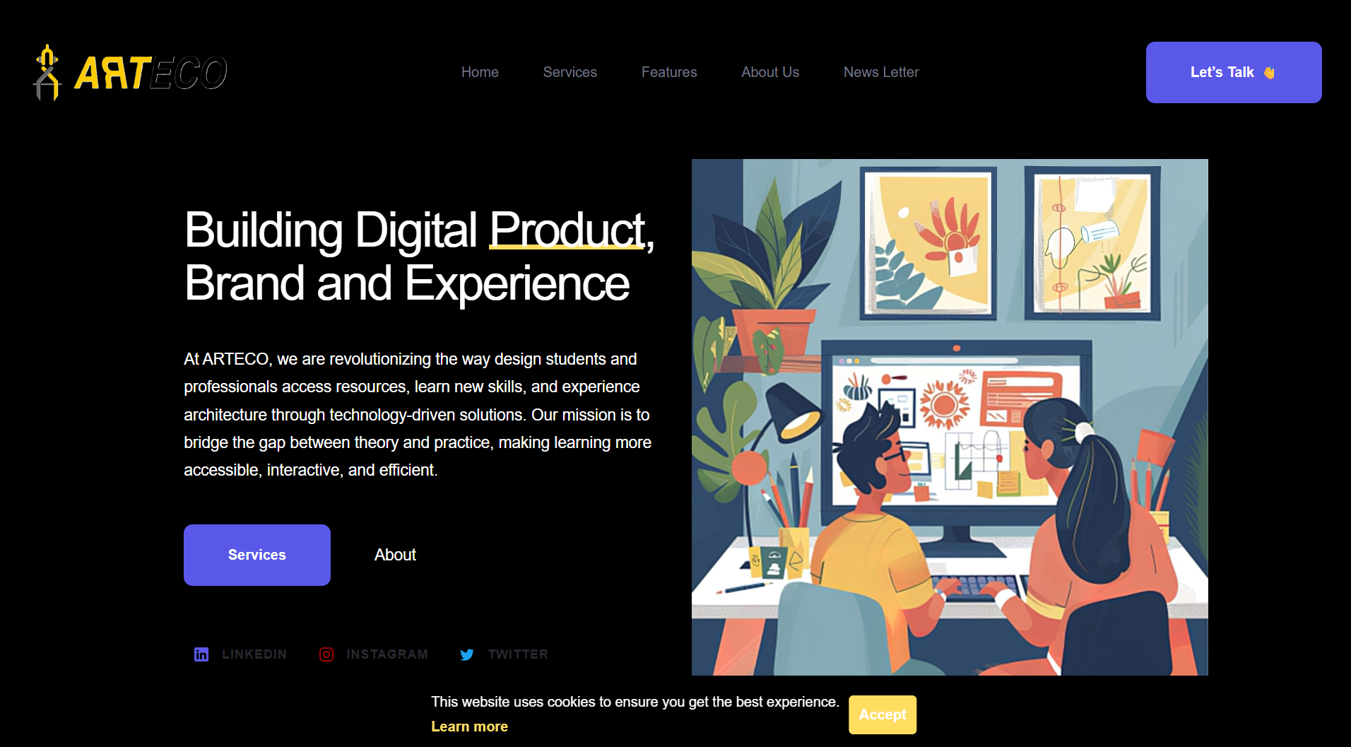 Homepage — AR/VR Learning Platform